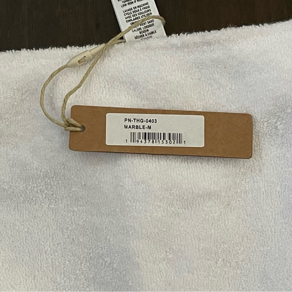 Skims Terry Cloth Thong in Marble size M - Picture 10 of 12